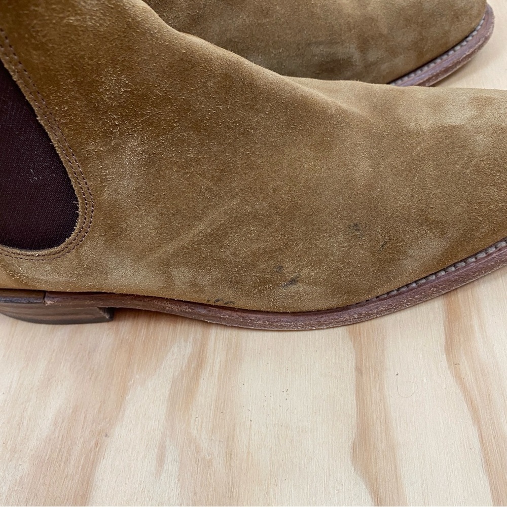 R.M. Williams Women's Brown/Tan Suede Chelsea Boots - Picture 6 of 9
